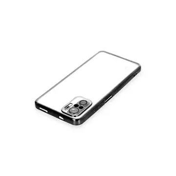 Xiaomi Redmi Note 10 Kılıf Razer Lensli Silikon - Siyah