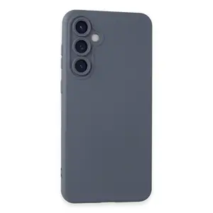 Samsung Galaxy S23 Fe Kılıf Nano İçi Kadife Silikon - Gri