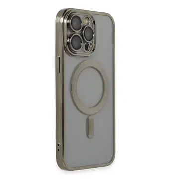 İphone 14 Pro Max Kılıf Kross Magneticsafe Kapak - Titan Gri