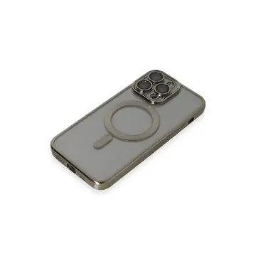 İphone 14 Pro Max Kılıf Kross Magneticsafe Kapak - Titan Gri