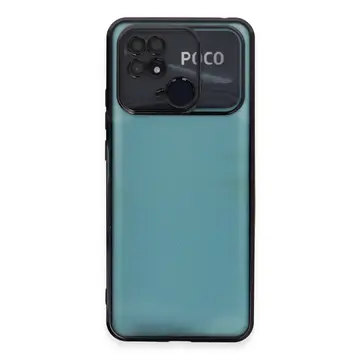 Xiaomi Redmi 10c Kılıf Razer Lensli Silikon - Siyah