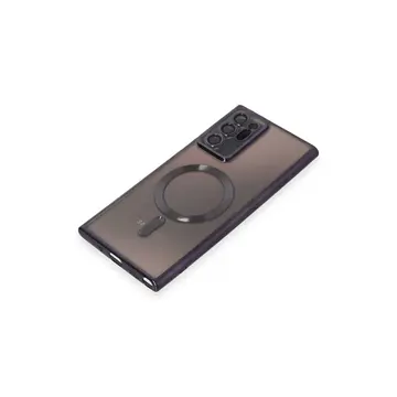 Samsung Galaxy Note 20 Ultra Kılıf Kross Magneticsafe Kapak - Mor