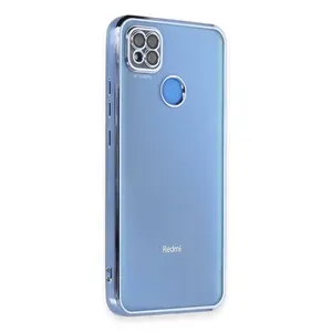 Xiaomi Redmi 9c Kılıf Razer Lensli Silikon - Açık Mavi