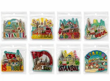 İstanbul Temalı Silikon Buzdolapı Süsü Magnet