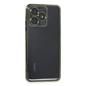 Realme C53 Kılıf Razer Lensli Silikon - Yeşil