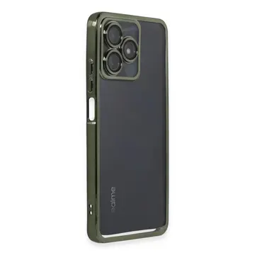 Realme C53 Kılıf Razer Lensli Silikon - Yeşil
