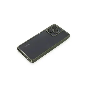 Realme C53 Kılıf Razer Lensli Silikon - Yeşil
