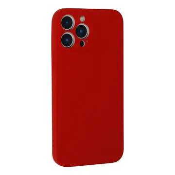 İphone 13 Pro Kılıf Nano İçi Kadife Silikon - Kırmızı