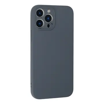 İphone 13 Pro Kılıf Nano İçi Kadife Silikon - Gri