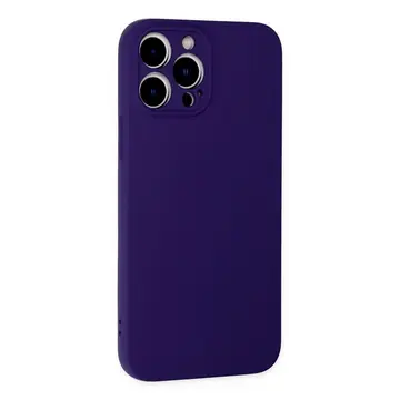 İphone 13 Pro Kılıf Nano İçi Kadife Silikon - Mor