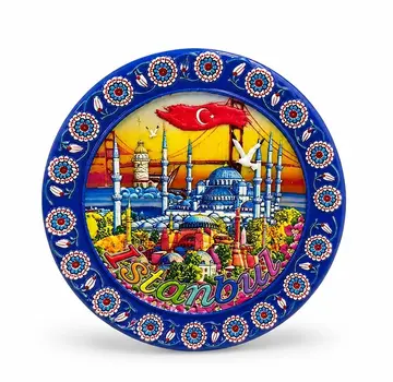 İstanbul Temalı Seramik Magnet