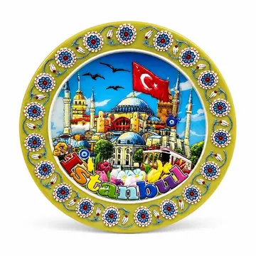İstanbul Temalı Seramik Magnet
