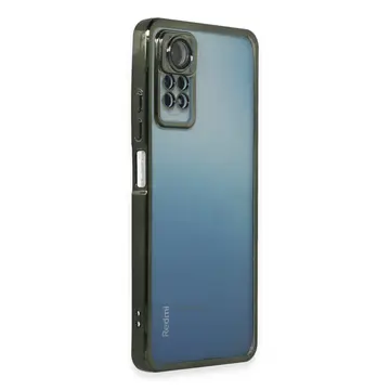 Xiaomi Redmi Note 11 Pro Kılıf Razer Lensli Silikon - Yeşil