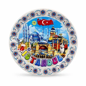 İstanbul Temalı Seramik Magnet