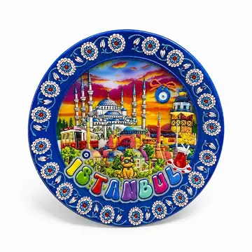 İstanbul Temalı Seramik Magnet