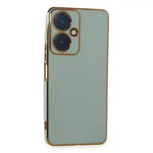 Vivo Y27 Kılıf Volet Silikon - Açık Yeşil