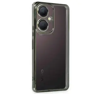 Vivo Y27 Kılıf Razer Lensli Silikon - Yeşil