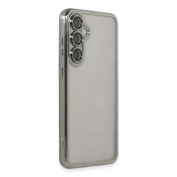 Samsung Galaxy S23 Fe Kılıf Razer Lensli Silikon - Gümüş
