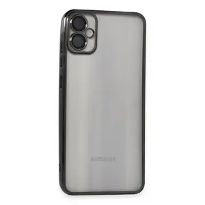 Samsung Galaxy A05 Kılıf Razer Lensli Silikon - Siyah