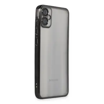 Samsung Galaxy A05 Kılıf Razer Lensli Silikon - Siyah