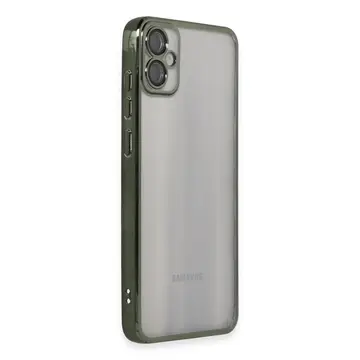 Samsung Galaxy A05 Kılıf Razer Lensli Silikon - Yeşil