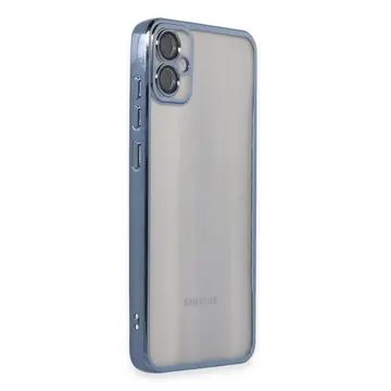 Samsung Galaxy A05 Kılıf Razer Lensli Silikon - Lacivert
