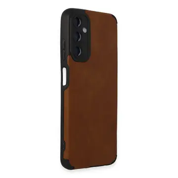 Samsung Galaxy A05s Kılıf Loop Deri Silikon - Kahverengi