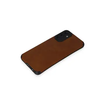 Samsung Galaxy A05s Kılıf Loop Deri Silikon - Kahverengi