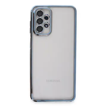 Samsung Galaxy A23 4g Kılıf Razer Lensli Silikon - Açık Mavi