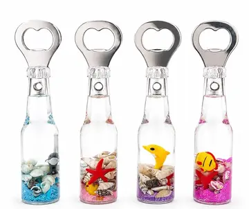 Şişe Tasarımlı Metal Açacaklı Buzdolapı Süsü Magnet