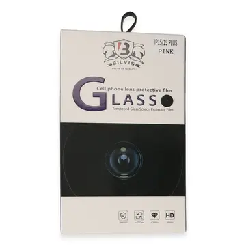 İphone 15 Bilvis Titan Kamera Lens - Pembe