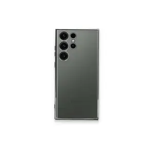 Samsung Galaxy S23 Ultra Kılıf Razer Lensli Silikon - Gümüş