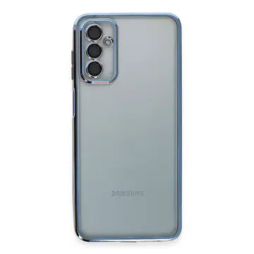 Samsung Galaxy M23 Kılıf Razer Lensli Silikon - Açık Mavi