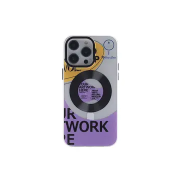 İphone 14 Pro Max Kılıf Apollo Magneticsafe Desenli Kapak - Apollo Şeffaf - 6