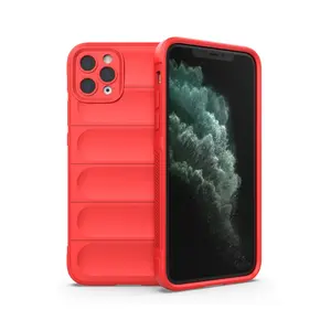 İphone 11 Pro Kılıf Optimum Silikon - Kırmızı