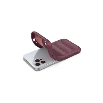 İphone 12 Pro Kılıf Optimum Silikon - Bordo