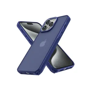 İphone 15 Pro Kılıf Elegant Kapak - Lacivert