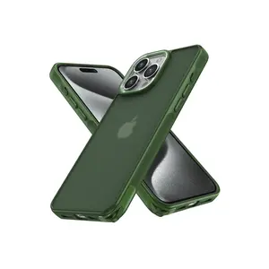 İphone 15 Pro Max Kılıf Elegant Kapak - Yeşil