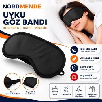 Uyku Göz Bandı | Premium Işık Geçirmez Göz Maskesi