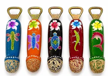 Ahşap Penis Tasarımlı Şişe Açacağı 5'li Set No:1010