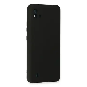 Realme C11 2021 Kılıf Nano İçi Kadife Silikon - Siyah
