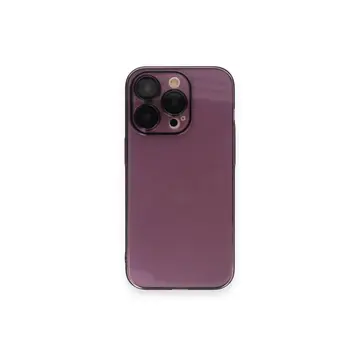 İphone 13 Pro Max Kılıf Armada Lensli Kapak - Derin Mor