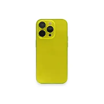 İphone 13 Pro Max Kılıf Armada Lensli Kapak - Sarı