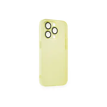 İphone 13 Pro Max Kılıf Armada Lensli Kapak - Sarı