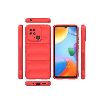 Xiaomi Redmi 10c Kılıf Optimum Silikon - Kırmızı