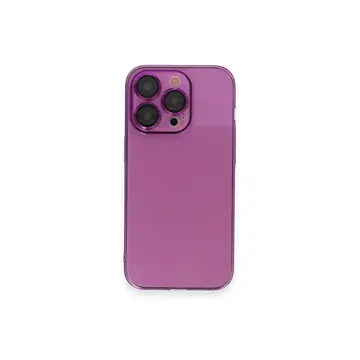 İphone 14 Pro Kılıf Armada Lensli Kapak - Mor