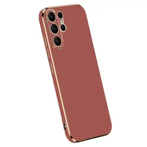 Samsung Galaxy S24 Ultra Kılıf Volet Silikon - Kırmızı