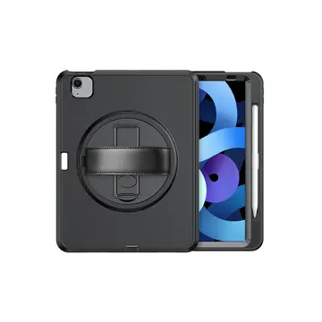 İpad 2025 10.9 10.nesil (a16) Kılıf Hand Strap Tablet Kılıfı - Siyah