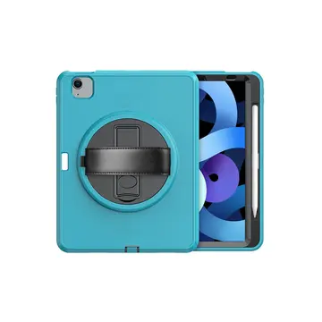 İpad 2025 10.9 10.nesil (a16) Kılıf Hand Strap Tablet Kılıfı - Turkuaz