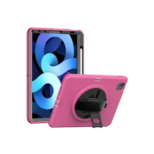İpad 2025 10.9 10.nesil (a16) Kılıf Hand Strap Tablet Kılıfı - Pembe